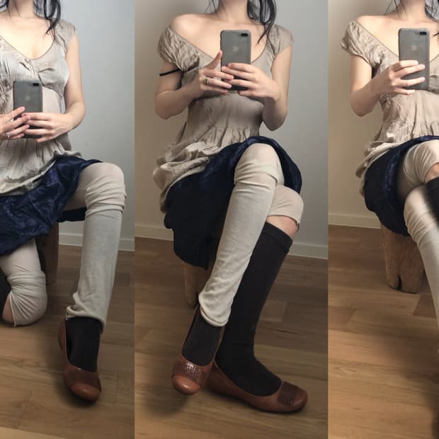 [직수입] 빈티지 코튼 실크 드레스와 스커트 2 set