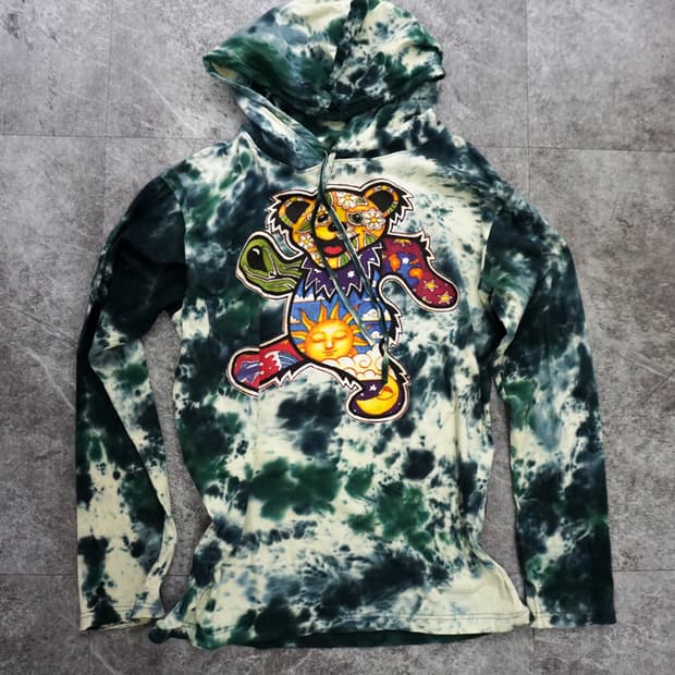 Tie Dye 베어 후드