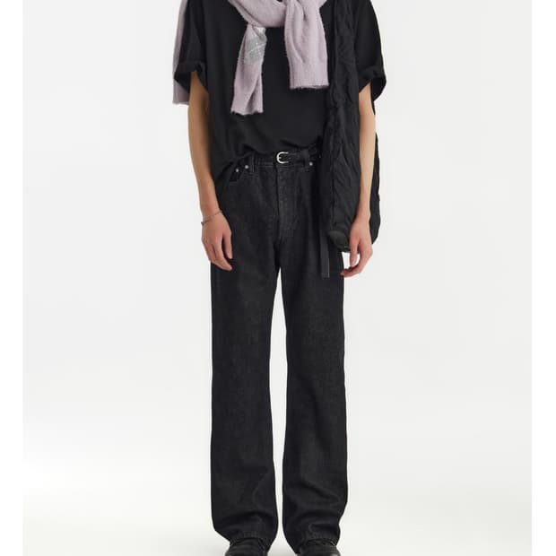 유스 세미 플레어 데님