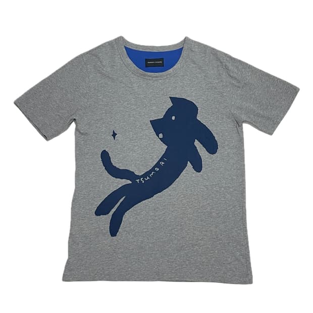 tsumori chisato magical cat grey t shirt