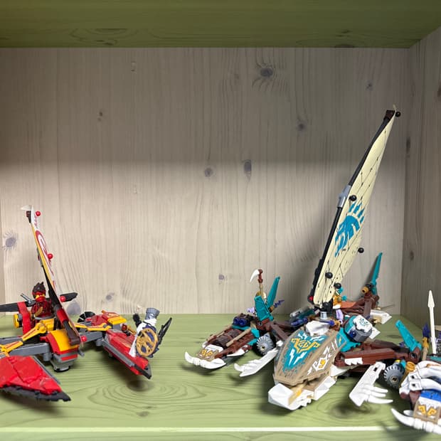 레고 닌자고 쌍동선 해적선