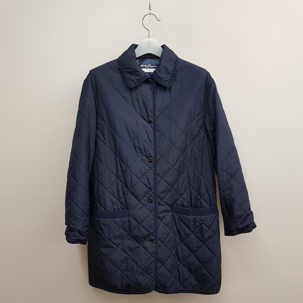 살바토레 페라가모 플로럴 안감 퀼팅 코트 S사이즈