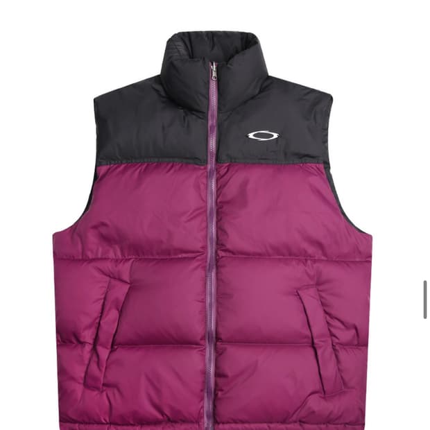 [노이아고] 리버시블 다운 패딩 베스트 (퍼플)