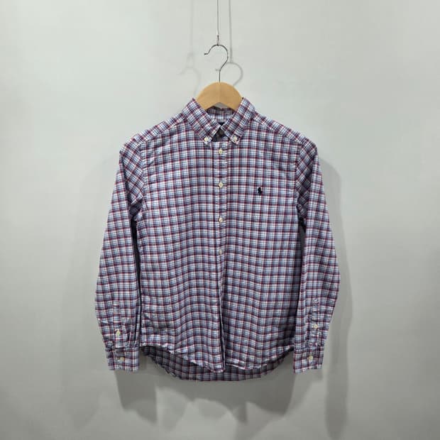 폴로랄프로렌 보이즈 버튼다운 체크셔츠 L/14/16