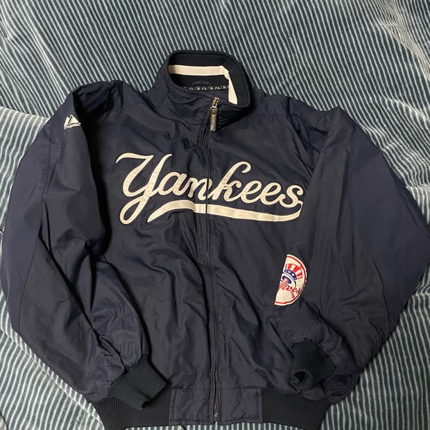 마제스틱 뉴욕 양키스 자켓 L