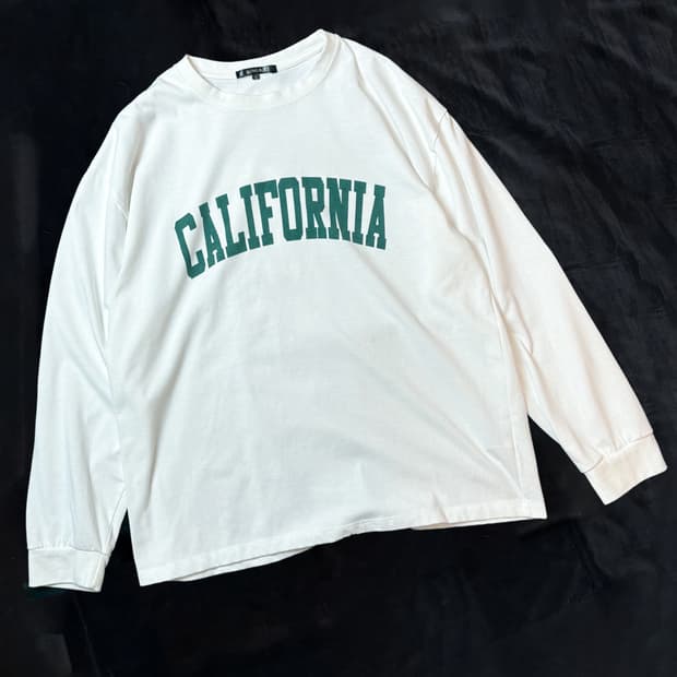 일본빈티지 GLOWS BLUE 긴팔티