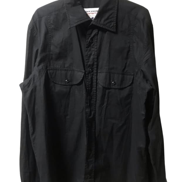 칼하트X아담키멜 셔츠 블랙 S사이즈(크게나옴)