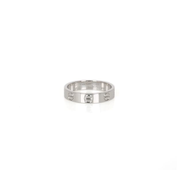 까르띠에 러브링 화이트골드 웨딩링 결혼반지 WG 러브반지 49호