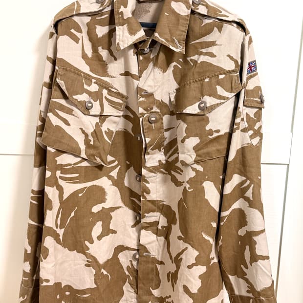 빈티지 영국군 데저트 카모자켓