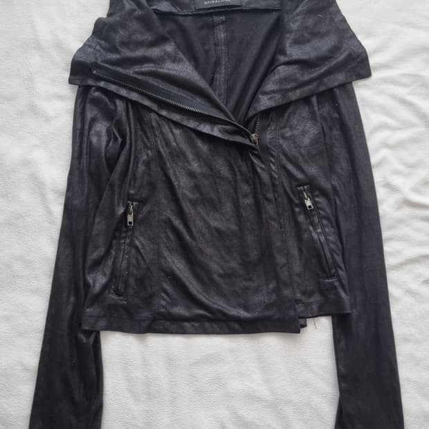 빈티지 00s archive 릭오웬스 st 하이넥 자켓