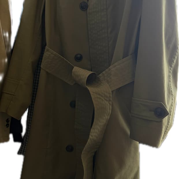 [아미] 오버사이즈 벨트 트렌치코트 