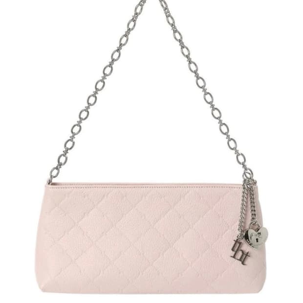 쓰리타임즈 비비 체인백 핑크