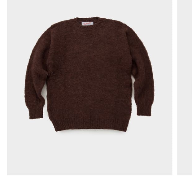 셔틀랜더 쉐기독 니트 