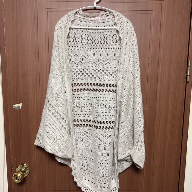 모리걸 하구미 일본 빈티지 sorridere 레이스 볼레로 숄 가디건