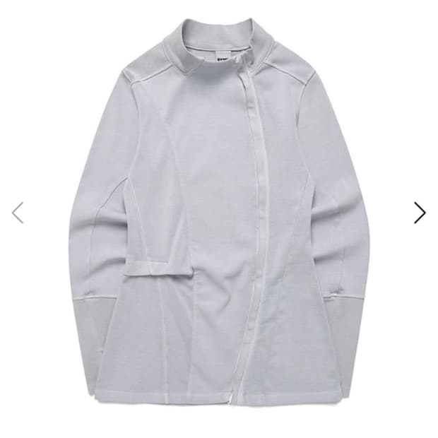 Side Tuck Rib Top (Light Grey)