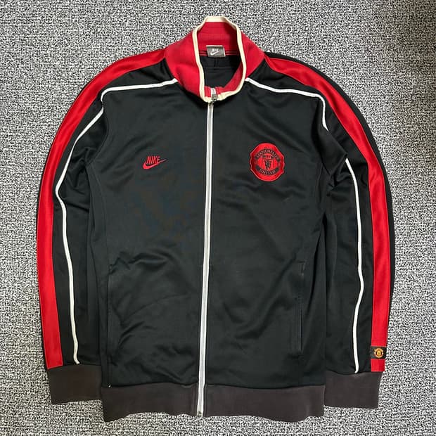 (XL) 나이키 맨유 07-08 트랙탑 져지