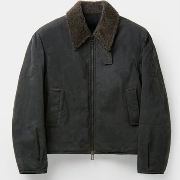 쿠어 왁스드 코튼 워싱데크봄버 다크 그래이시그린 구해요