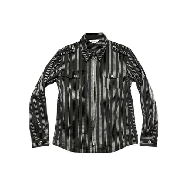 STRIPED ZIP UP JACKET