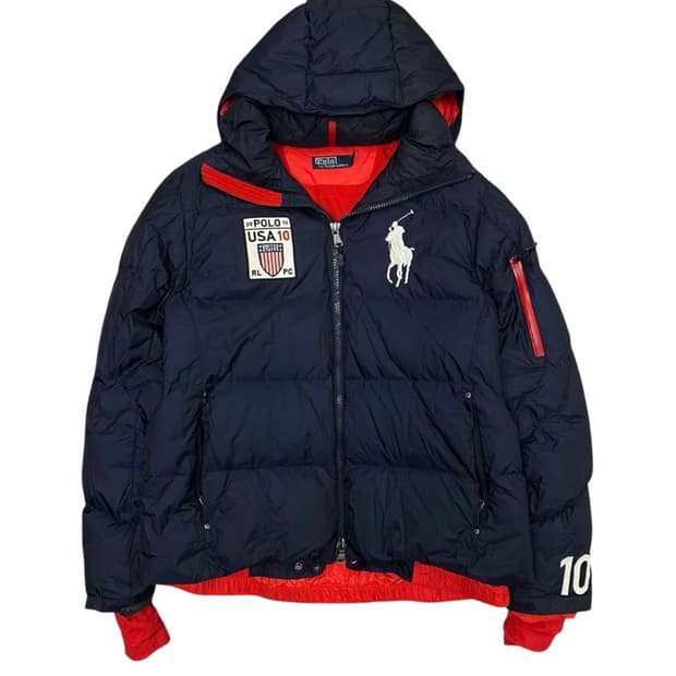 폴로 빅포니 패딩 빈티지XL