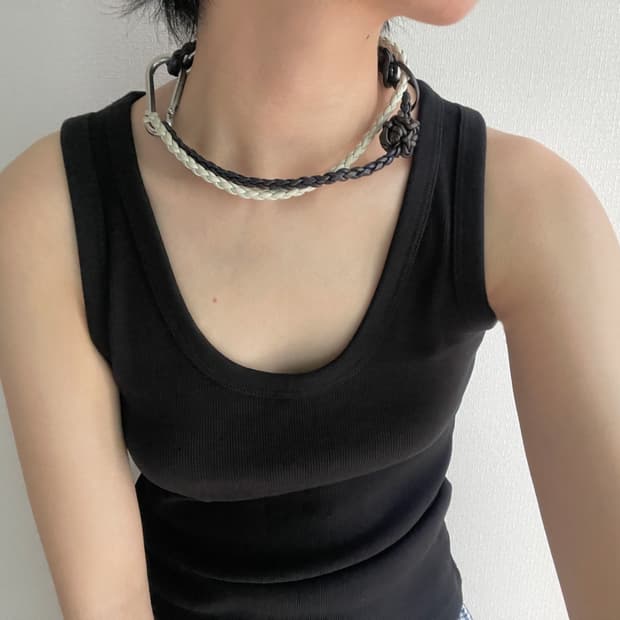 brown vine necklace
