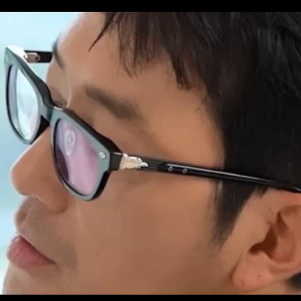 크롬하츠안경 배긴스 블랙/실버