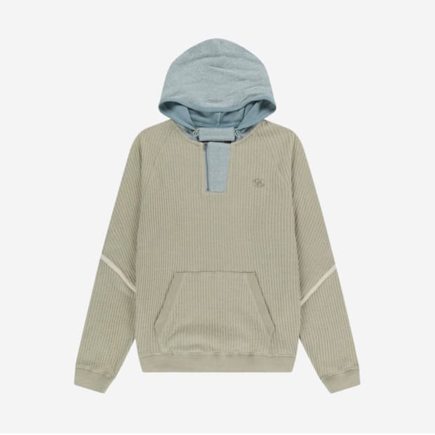 산산기어 리브드 니트 후디 베이지 1사이즈