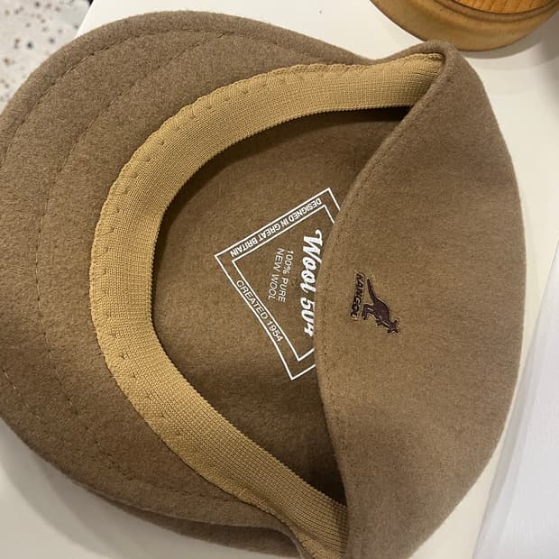 캉골 헌팅캡 베이지