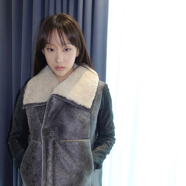 릭오웬스 무스탕 가죽 자켓