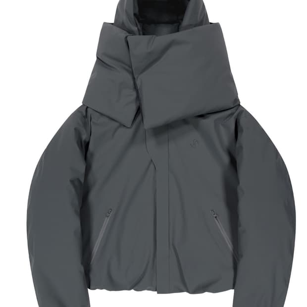 오호스 목도리 패딩