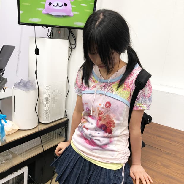 S BNX 비엔엑스 고양이 반팔 후드 티셔츠