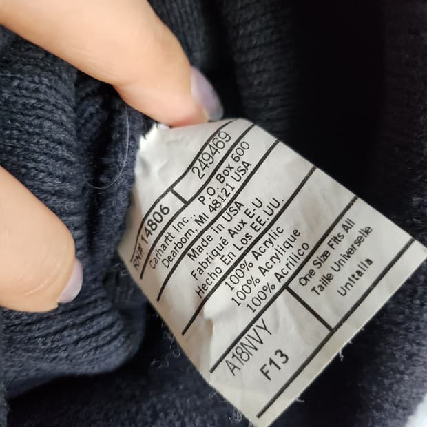 554) 칼하트 비니 A18-NVY