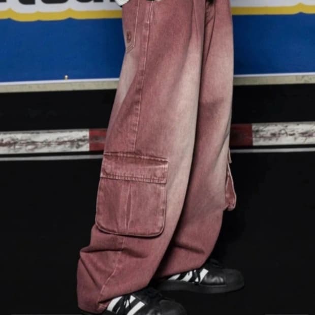 엑스톤즈 파스텔 데님팬츠 S