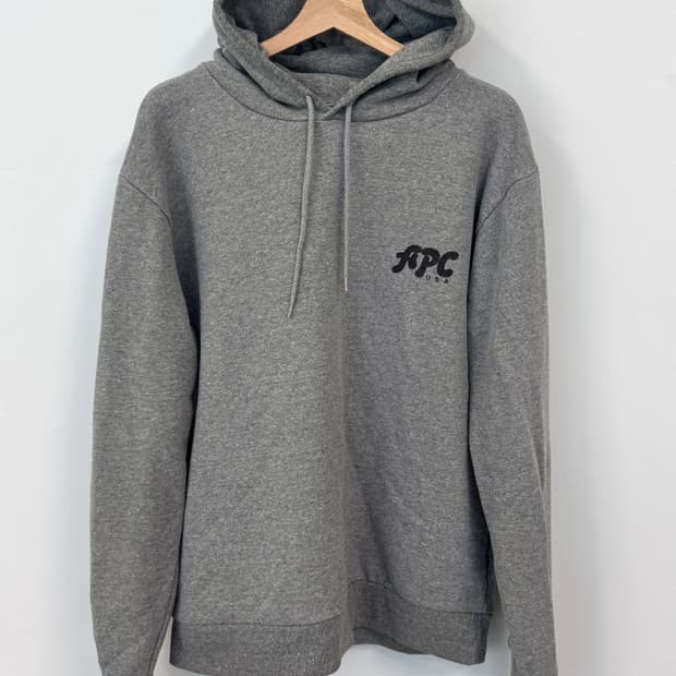 APC 아페쎄 그레이 후드티 XL
