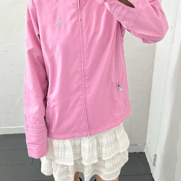 adidas pink jacket