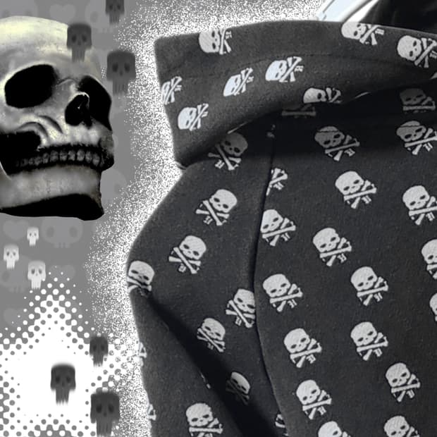 펑크y2k 스컬 해골 후드티