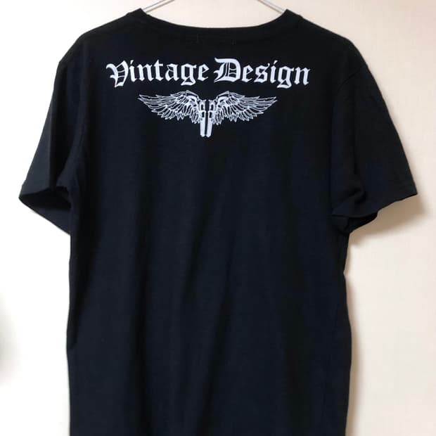 착샷ㅇ)빈티지 반팔 펑크 고스 갸루 그래픽 vintage top
