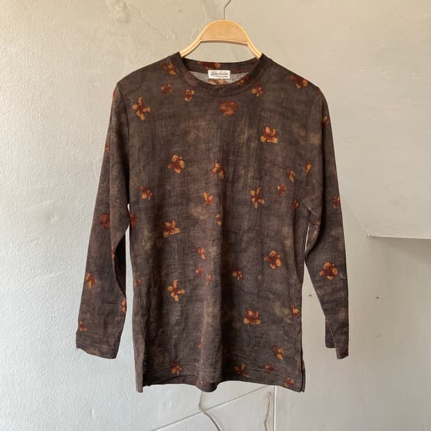 글램 프린팅 슬리브 이너탑