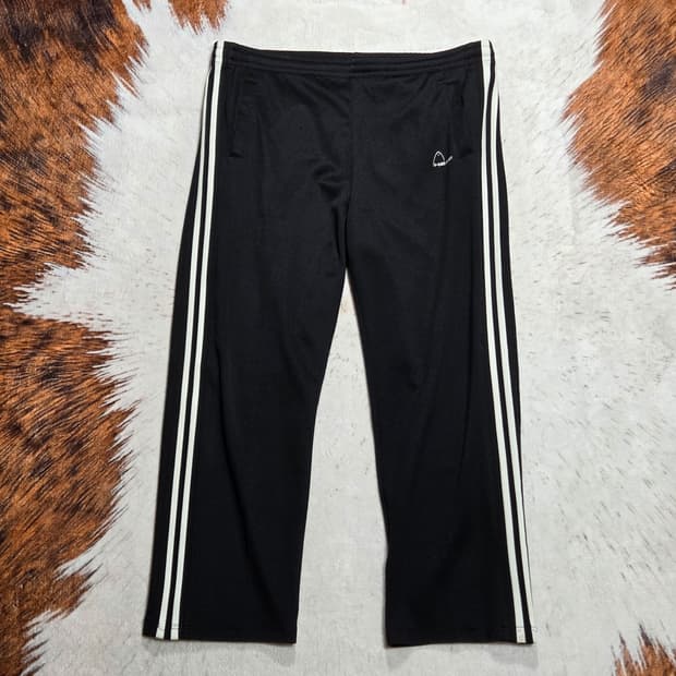 헤드 화이트 라인 블랙 트랙팬츠