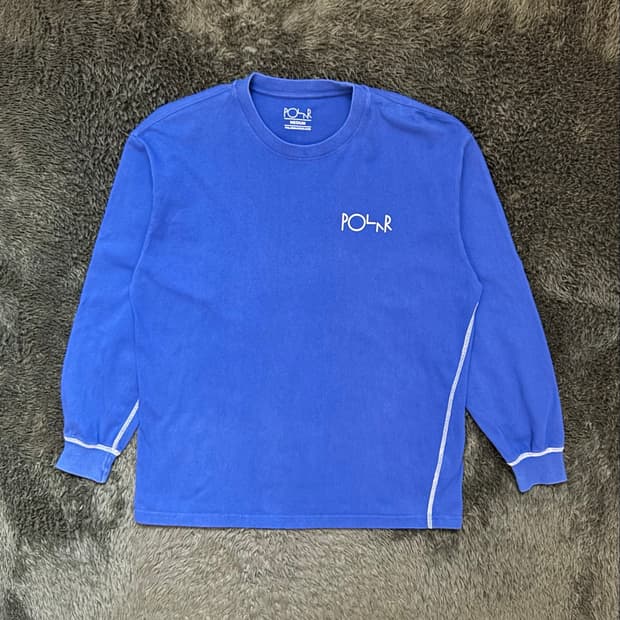 [M] Polar Skate Co 폴라 스케이트 콘트라스트 스티치 롱슬리