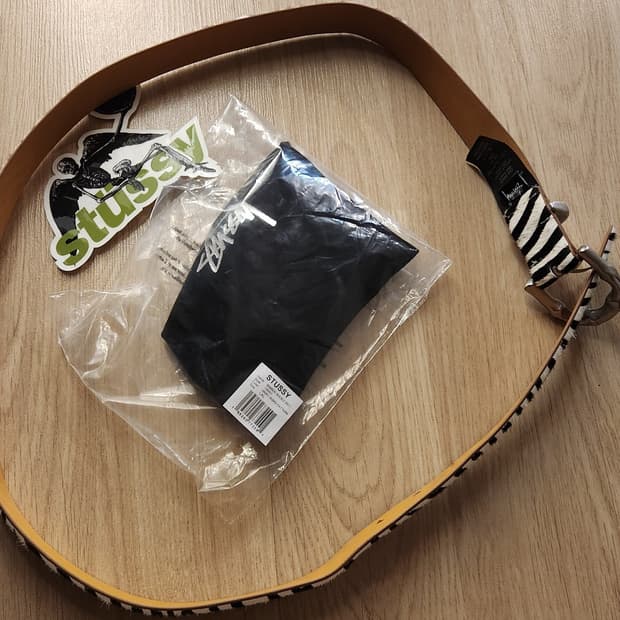 L/XL 스투시 뱀부버클 지브라