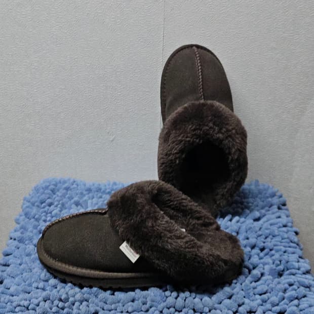 락피쉬웨더웨어 오리지널 윈터 슬리퍼 브라운 uk 4.5