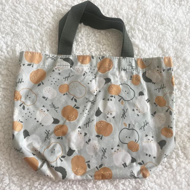 모리걸 빈티지 고양이 토트백 🐱🍊🍏