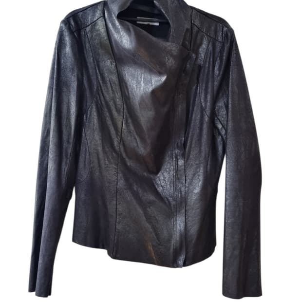 캘빈클라인 블랙 하이넥 자켓