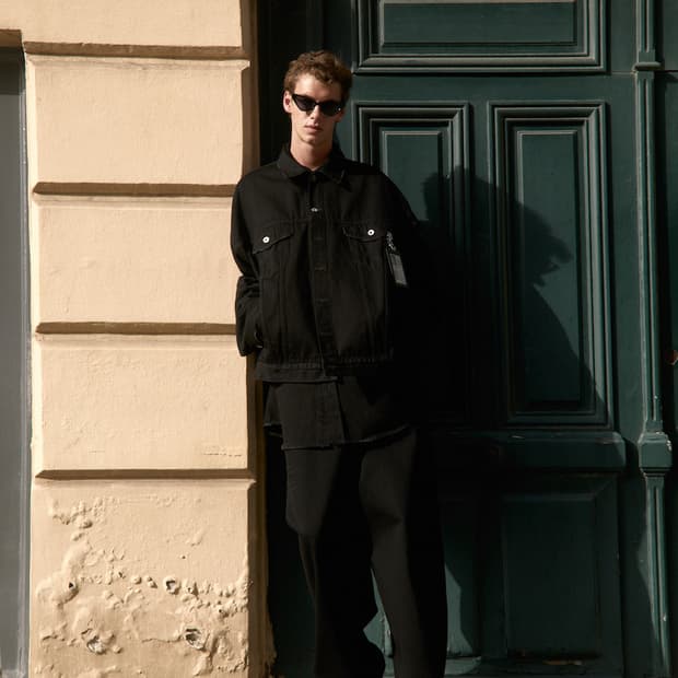 stu office 데님 트러커