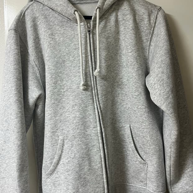무인양품 후드집업 그레이 여성L