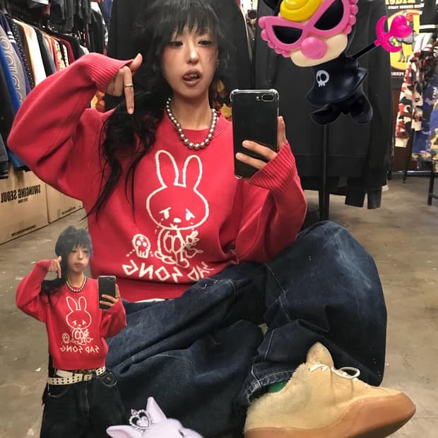 Hysteric Glamour Rabbit Knit ( 주인장 원픽 )