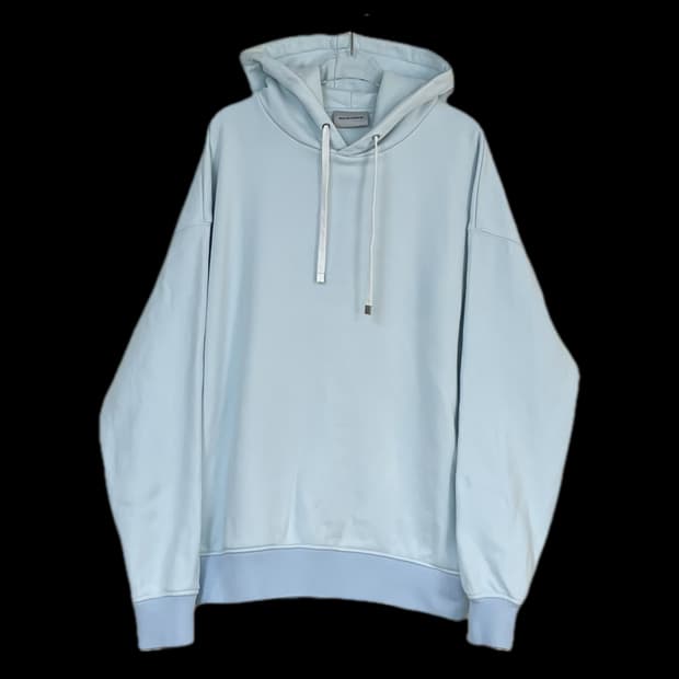 [50] 솔리드 옴므 백로고 오버핏 후드티