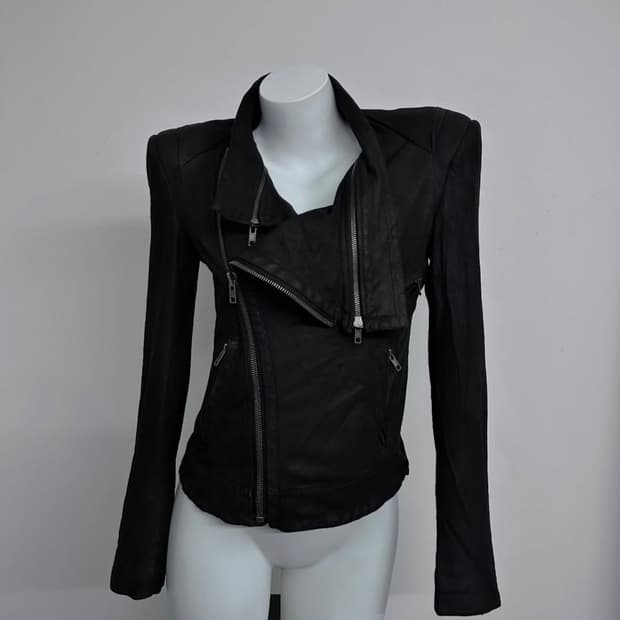 구해요) SYSTEM 시스템 고트 스킨 드레이프 자켓