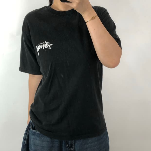 [M] 스투시 플라워 티셔츠