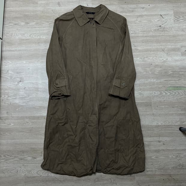 닥스 클래식 싱글 버튼 롱 트렌치코트 [브라운] 95-165(M)